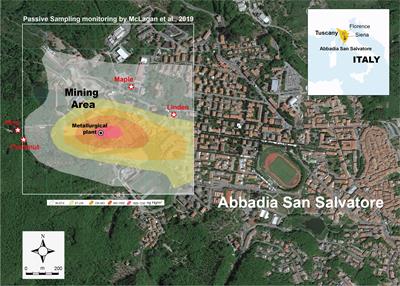 Tree-rings analysis to reconstruct atmospheric mercury contamination at a historical mining site